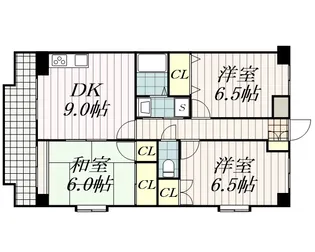 SCヒルズ稲毛【3階】の間取り