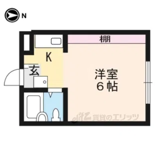 リーフジャルダン牧野駅前【3階】の間取り