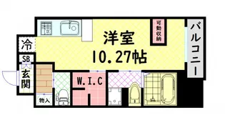 エステムコート大阪・弁天町【12階】の間取り