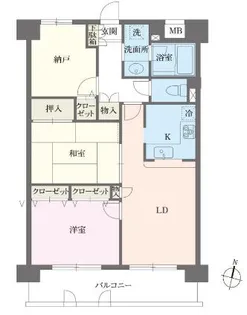 本駒込Kマンション【10階】の間取り