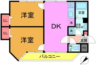 渋谷レジデンス【4階】の間取り