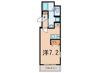 b´CASA 横濱大口【2階】の間取り