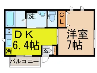 パーク・ボニート石神井【2階】の間取り