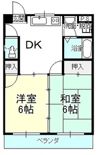 アーバン楠本II【1階】の間取り