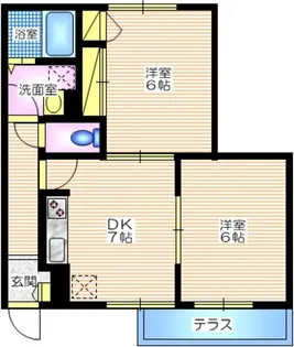 フォレスト西が岡【1階】の間取り