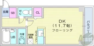 ライフ34【2階】の間取り
