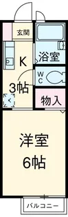 サンガーデン中島【1階】の間取り