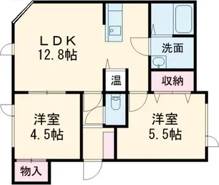 双葉の杜C【2階】の間取り