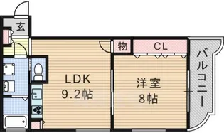 パティオス岡山手【2階】の間取り
