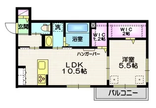クレール メゾン【2階】の間取り
