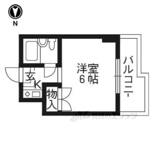 紫野ビル【2階】の間取り
