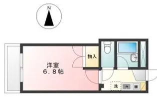 プランセスK2【4階】の間取り