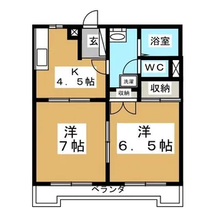 レジェール・ロゼ泉【3階】の間取り