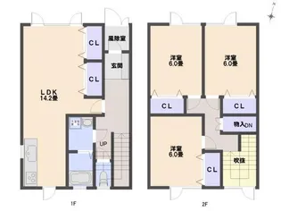 メゾングラージュの間取り