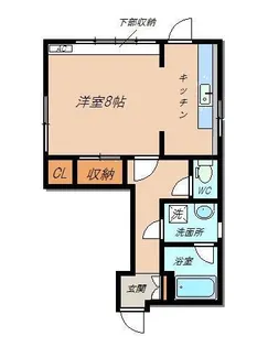 サンリッチ堀川小泉【1階】の間取り