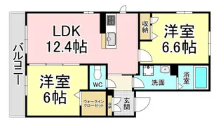 PRADO陣原【3階】の間取り