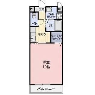 オーク・ルミナスII【1階】の間取り