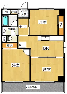 海浜不動産第2ビル【9階】の間取り