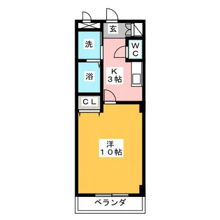 本州ビルIII【6階】の間取り