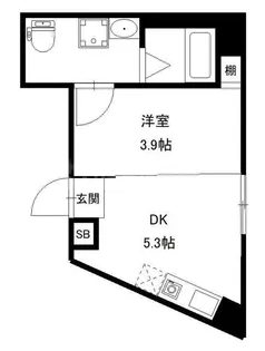 グランレジデンス四つ木【3階】の間取り