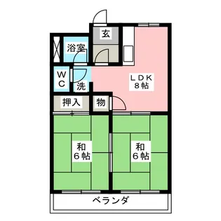 メゾン横須賀【2階】の間取り