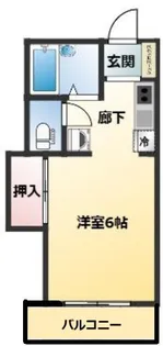 アパルトマン・オノ【1階】の間取り