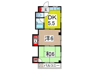 リヴァアイランド【1階】の間取り