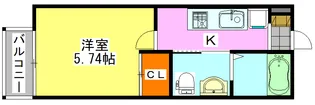 津田沼ヒルズ【2階】の間取り