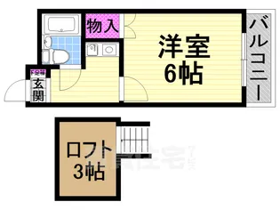 ヨーロピアンKS【2階】の間取り