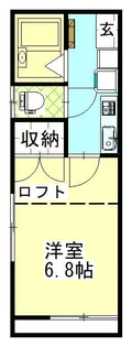 コーポインタレクト【2階】の間取り