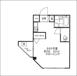 山吹ハウス【3階】の間取り