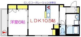 アミティエ【2階】の間取り