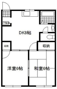 メゾン田中【1階】の間取り
