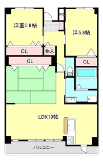 メゾン相生【4階】の間取り