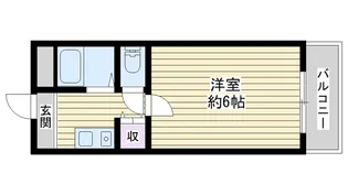 フローラル横堤【5階】の間取り
