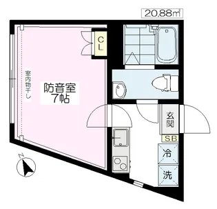 Joyous Life 下高井戸【2階】の間取り