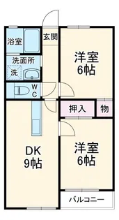 勢子ハイツ【2階】の間取り