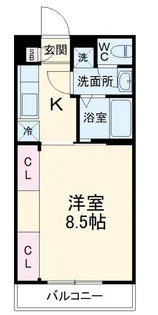 リブリ・ヴィラ日吉II【2階】の間取り