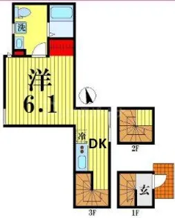 ココガーデン北千住の間取り