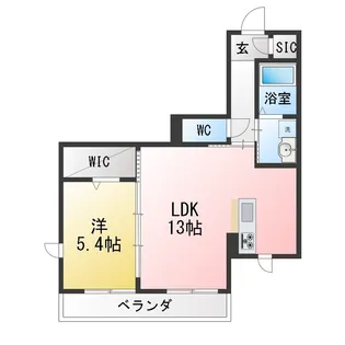 シャーメゾン菊住【2階】の間取り