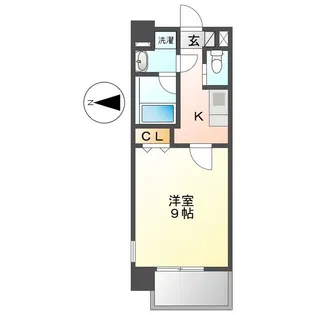 アマーレ東海通【3階】の間取り