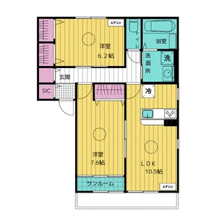ブラウンコート【1階】の間取り