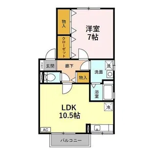 プランドール B【2階】の間取り