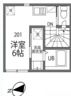 TERASU足立【2階】の間取り