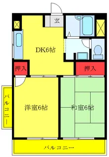 メゾン遠山【3階】の間取り