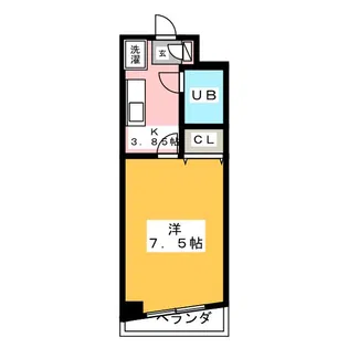 BERGE TOHKO【5階】の間取り