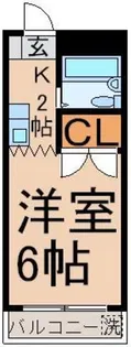 マンハイム 24【1階】の間取り