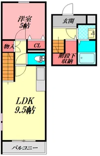 グランシールII番館【2階】の間取り