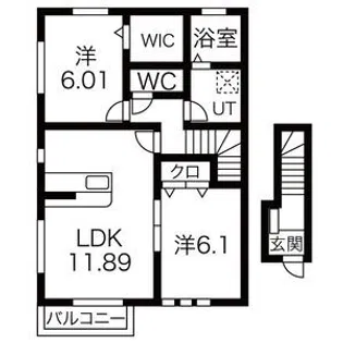 ルミウス B棟【2階】の間取り