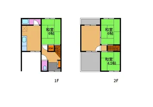岡山県倉敷市中島【一戸建】の間取り